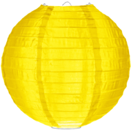 Nylon lampion geel 80cm