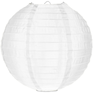 Nylon lampion wit 80cm