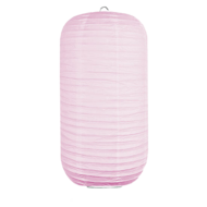 Lampion cilinder lichtroze 25 x 45cm