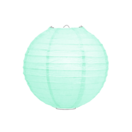 50 x Lampion 25cm - Licht mint rijstpapier 