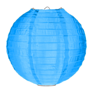Nylon lampion lichtblauw 50cm
