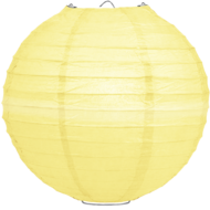 Lampion lichtgeel 75cm