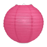 Lampion donkerroze 50cm