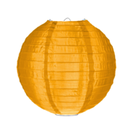 Nylon lampion okergeel 35cm