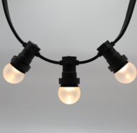 Warm witte LED lampen met standaard matte kap, &Oslash;45