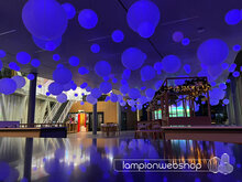Bedrijfsfeest Asics - 400 verlichte lampionnen