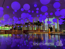 Bedrijfsfeest Asics - 400 verlichte lampionnen