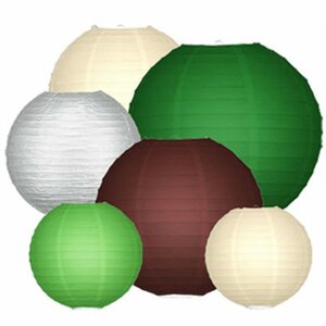 Lampionpaket - Papier - Rustic Fall - 12-teilig