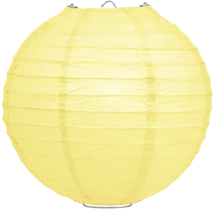 Lampion hellgelb 80cm