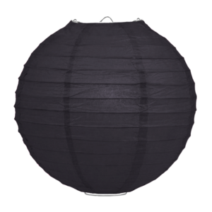 Lampion Schwarz 50cm Lampion Schwarz 50cm