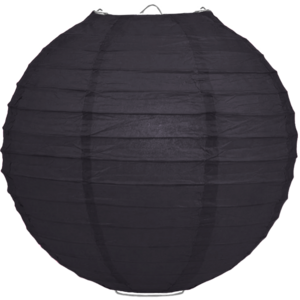 Lampion Schwarz 80cm Lampion Schwarz 80cm