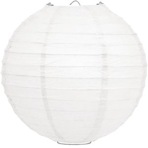 Lampion Weiß 80cm Lampion Weiß 80cm
