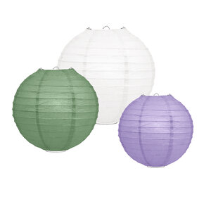 Lampion Set - Papier - Lavendel Dreams - 10-teilig