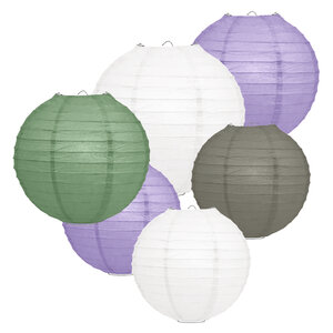 Lampion Set - Papier - Lavendel Dreams - 20-teilig
