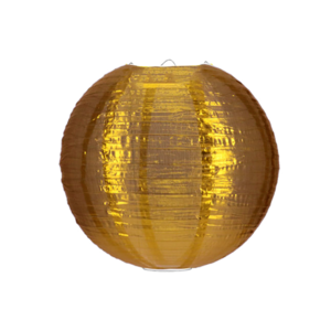 Nylonlampion gold 25 cm