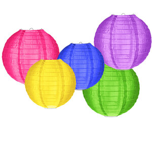 Nylon Lampionpaket - 10-teilig - Karneval Nylon Lampionpaket - 10-teilig - Karneval