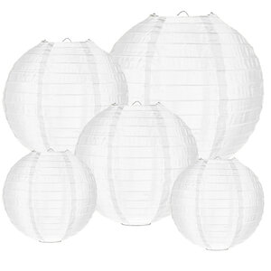 Lampionpaket - Nylon Weiß - 20 Teilig Lampionpaket - Nylon Weiß - 20 Teilig
