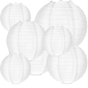 Lampionpaket - Nylon Weiß - 40 Teilig Lampionpaket - Nylon Weiß - 40 Teilig