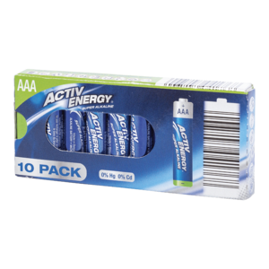 Paket mit 10 AAA Batterien Paket mit 10 AAA Batterien