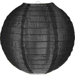 Nylonlampion schwarz 80cm