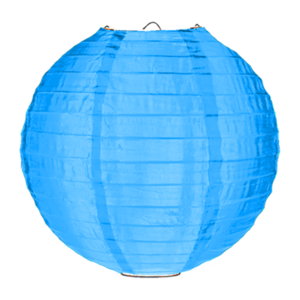 Nylonlampion hellblau 50cm Nylonlampion hellblau 50cm