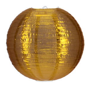 Nylonlampion gold 50 cm