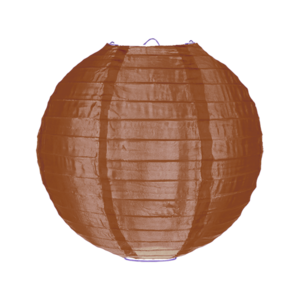 Nylonlampion Kaffee 35cm
