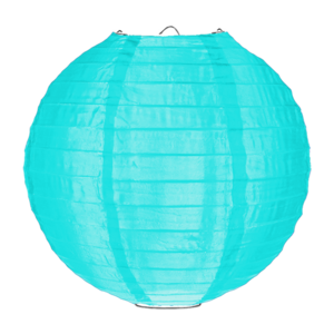 Nylonlampion eisblau 50cm