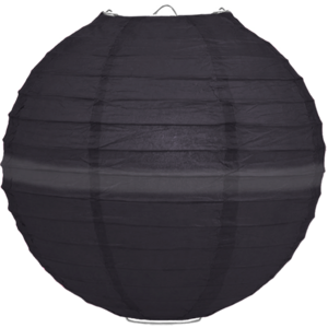 Lampion Schwarz 75cm Lampion Schwarz 75cm