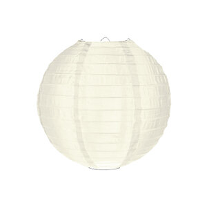 Nylonlampion elfenbein 25 cm