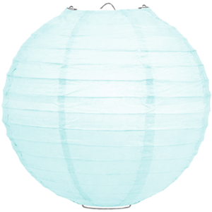Lampion Kristallblau 90cm