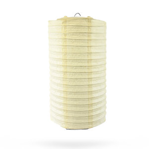 Lampion Zylinder Elfenbein 20 x 35cm