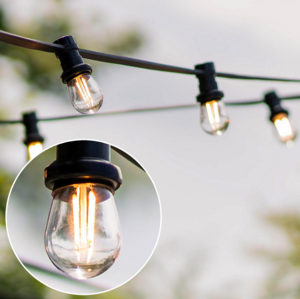 Warmweiße dimmbare LED-Lampen mit doppeltem Filament