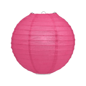 Lampion donkerroze 35cm